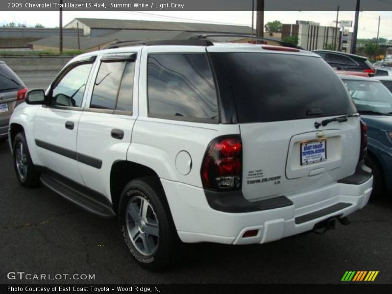 Summit White / Light Gray 2005 Chevrolet TrailBlazer LS 4x4