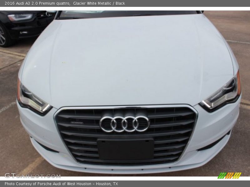 Glacier White Metallic / Black 2016 Audi A3 2.0 Premium quattro