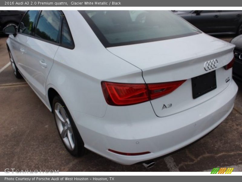 Glacier White Metallic / Black 2016 Audi A3 2.0 Premium quattro