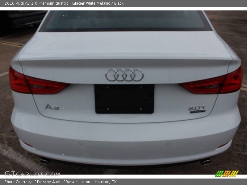 Glacier White Metallic / Black 2016 Audi A3 2.0 Premium quattro