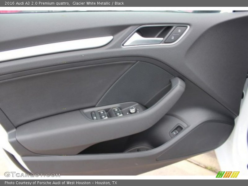 Glacier White Metallic / Black 2016 Audi A3 2.0 Premium quattro