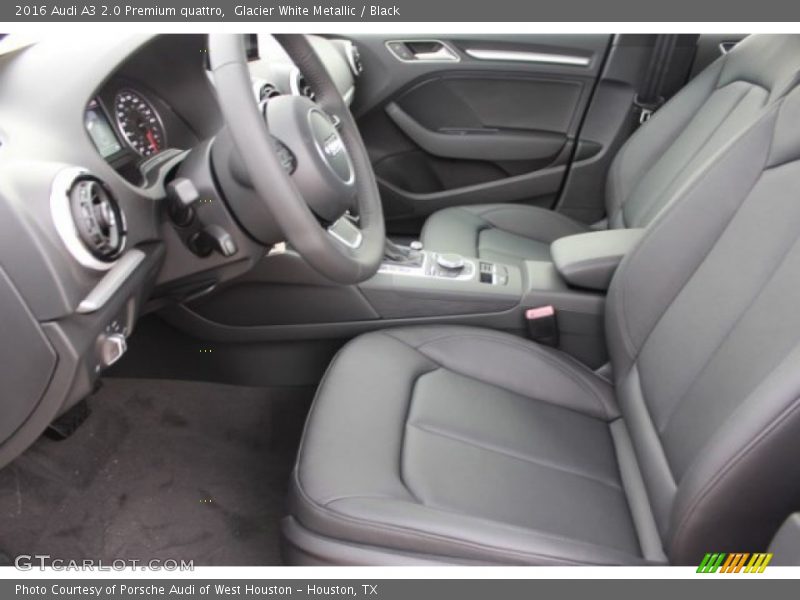 Glacier White Metallic / Black 2016 Audi A3 2.0 Premium quattro