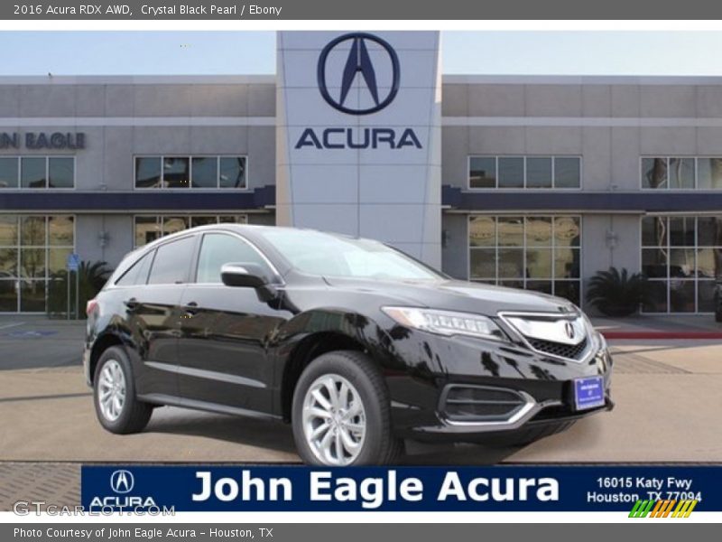 Crystal Black Pearl / Ebony 2016 Acura RDX AWD