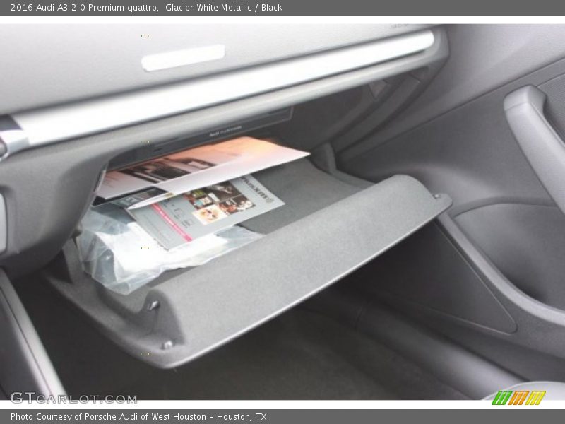Glacier White Metallic / Black 2016 Audi A3 2.0 Premium quattro