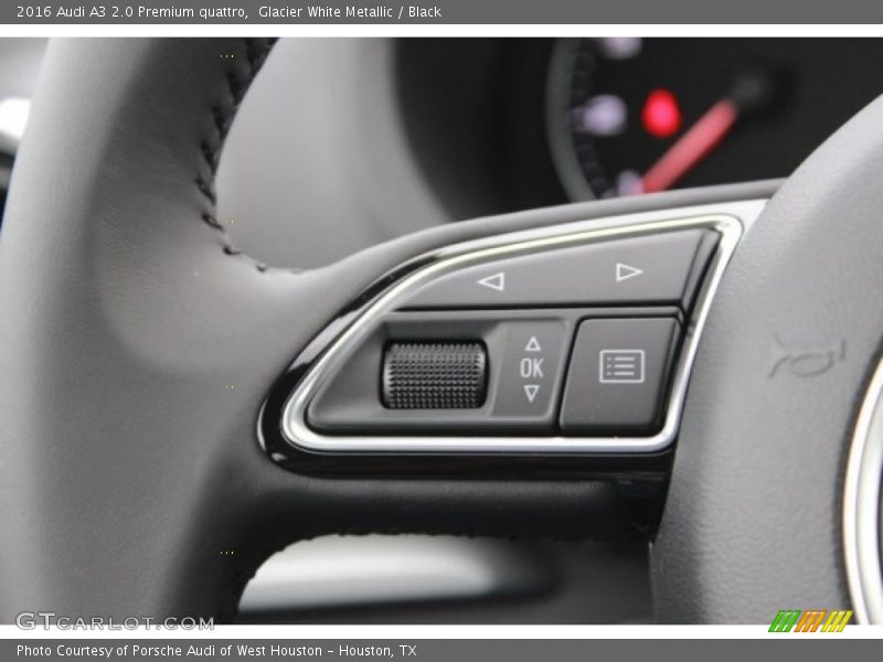 Glacier White Metallic / Black 2016 Audi A3 2.0 Premium quattro