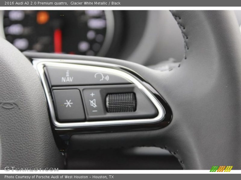 Glacier White Metallic / Black 2016 Audi A3 2.0 Premium quattro