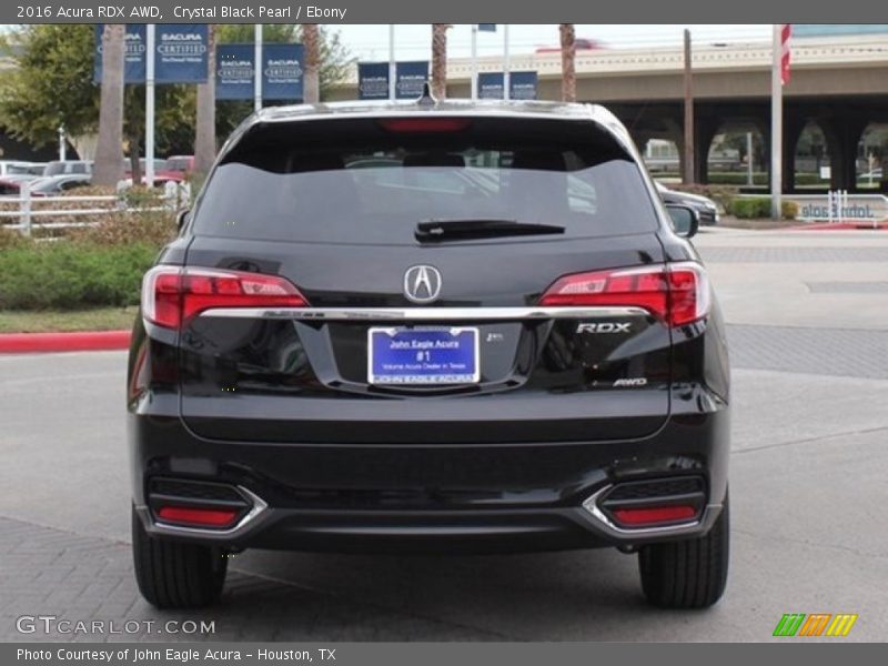 Crystal Black Pearl / Ebony 2016 Acura RDX AWD