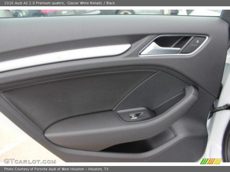 Glacier White Metallic / Black 2016 Audi A3 2.0 Premium quattro