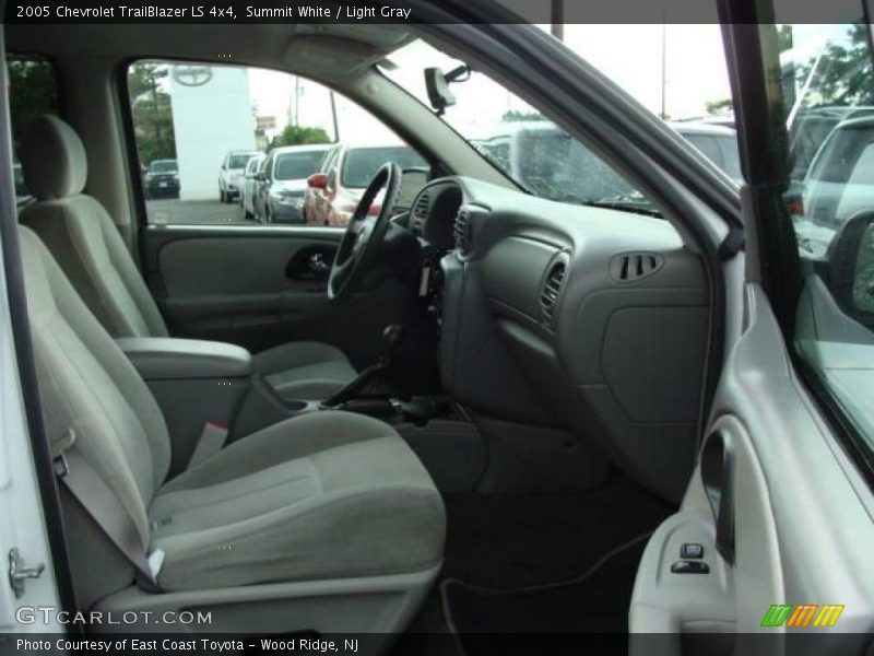 Summit White / Light Gray 2005 Chevrolet TrailBlazer LS 4x4