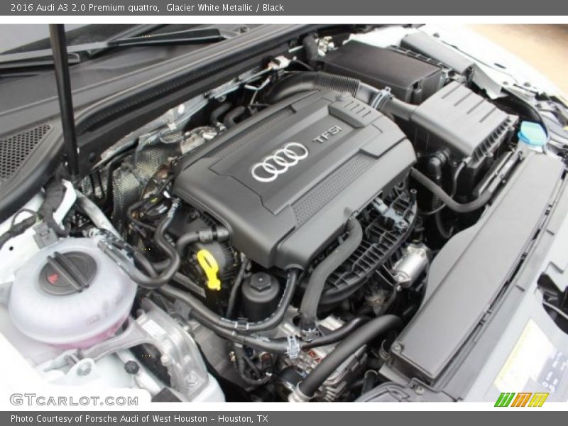 Glacier White Metallic / Black 2016 Audi A3 2.0 Premium quattro