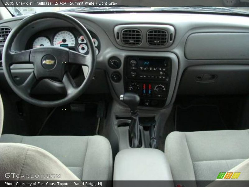 Summit White / Light Gray 2005 Chevrolet TrailBlazer LS 4x4