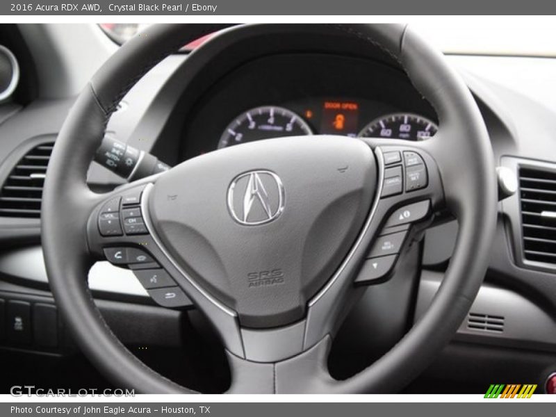 Crystal Black Pearl / Ebony 2016 Acura RDX AWD