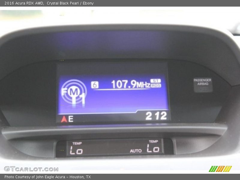 Crystal Black Pearl / Ebony 2016 Acura RDX AWD