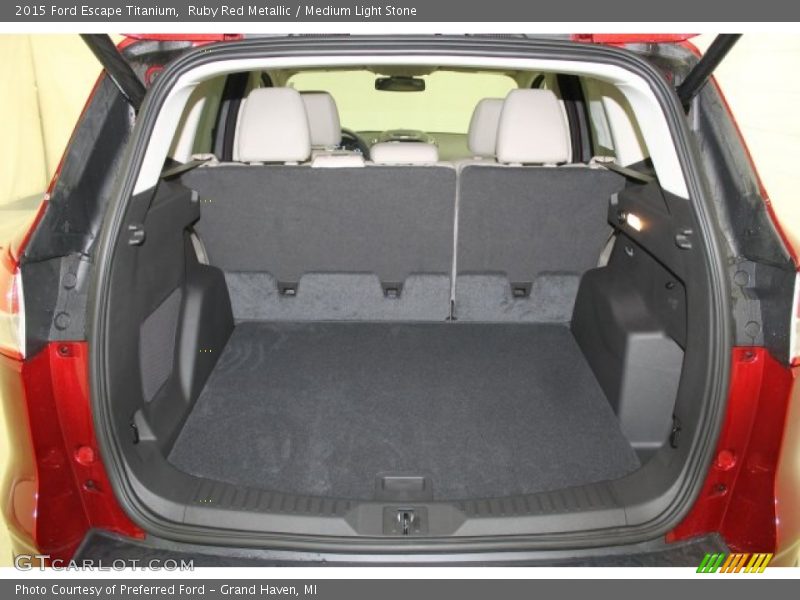 Ruby Red Metallic / Medium Light Stone 2015 Ford Escape Titanium
