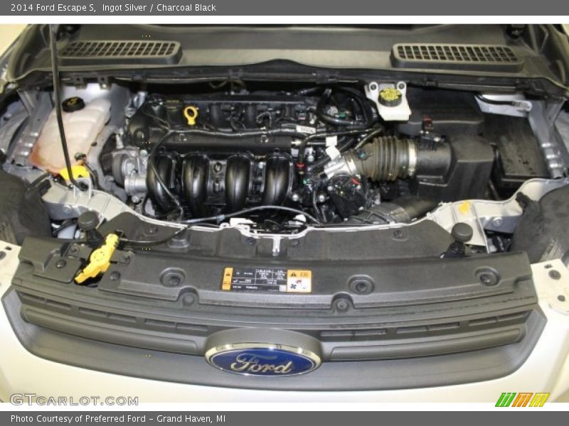 Ingot Silver / Charcoal Black 2014 Ford Escape S