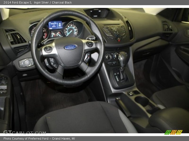 Ingot Silver / Charcoal Black 2014 Ford Escape S