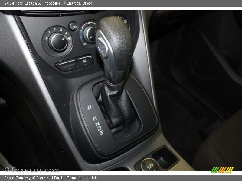 Ingot Silver / Charcoal Black 2014 Ford Escape S