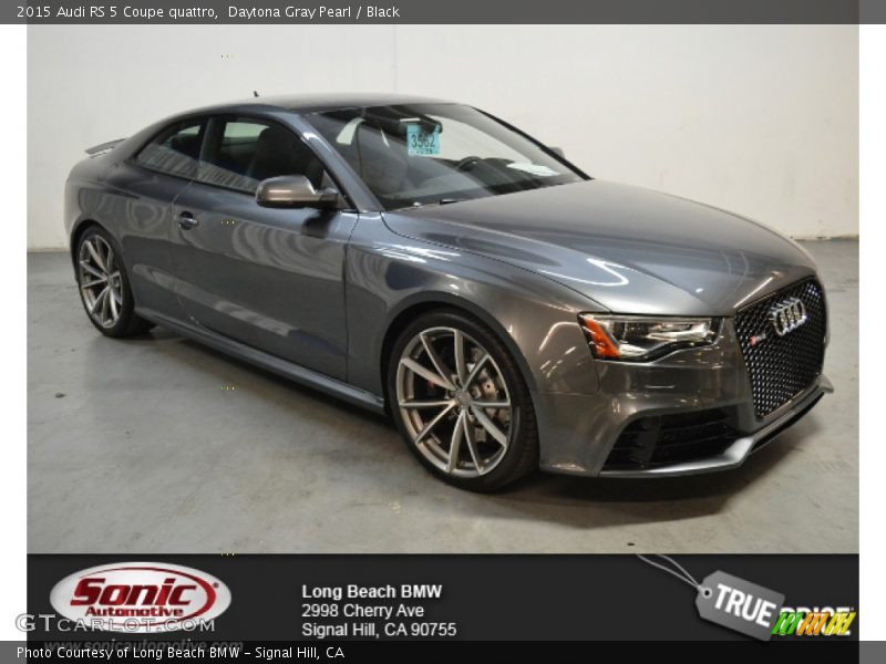 Daytona Gray Pearl / Black 2015 Audi RS 5 Coupe quattro