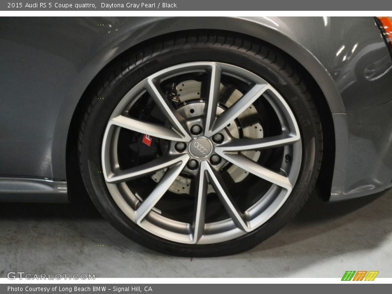 Daytona Gray Pearl / Black 2015 Audi RS 5 Coupe quattro