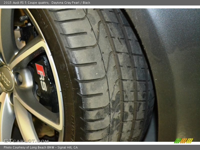 Daytona Gray Pearl / Black 2015 Audi RS 5 Coupe quattro