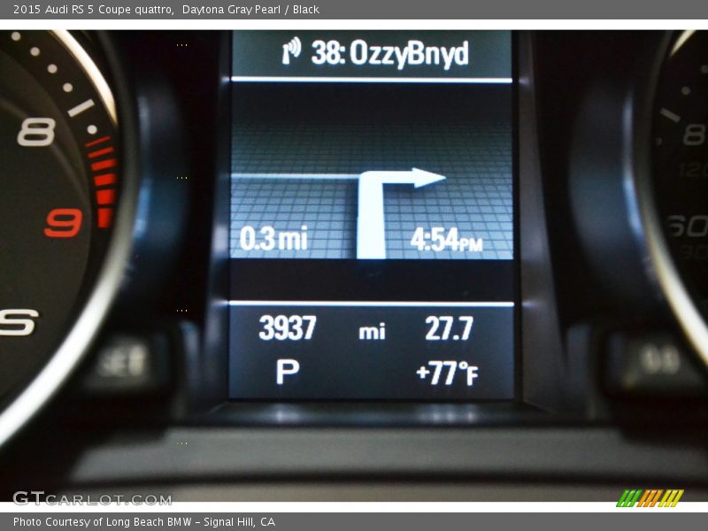 Daytona Gray Pearl / Black 2015 Audi RS 5 Coupe quattro