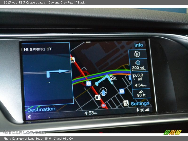 Daytona Gray Pearl / Black 2015 Audi RS 5 Coupe quattro