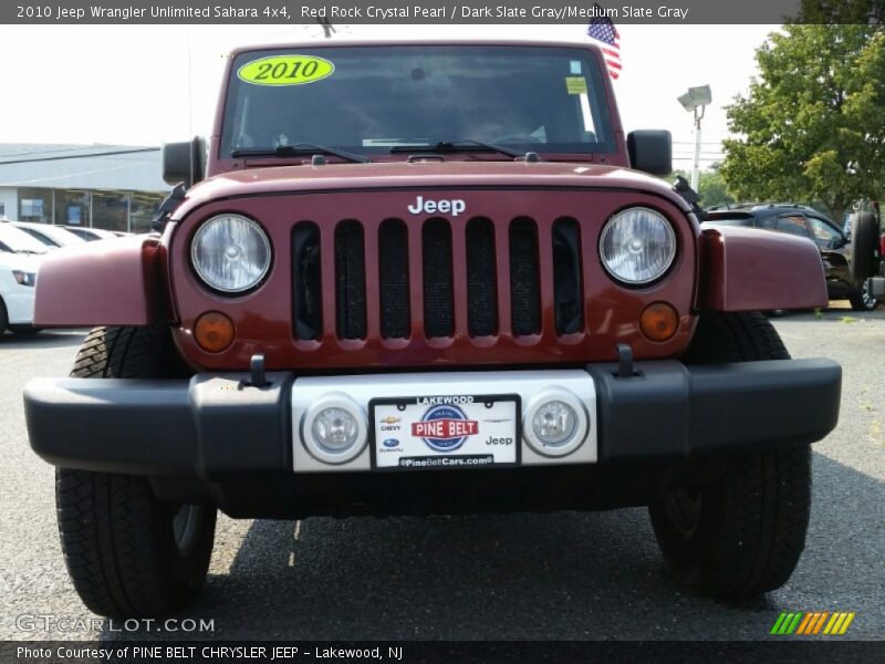 Red Rock Crystal Pearl / Dark Slate Gray/Medium Slate Gray 2010 Jeep Wrangler Unlimited Sahara 4x4