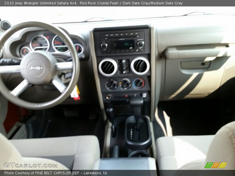 Red Rock Crystal Pearl / Dark Slate Gray/Medium Slate Gray 2010 Jeep Wrangler Unlimited Sahara 4x4