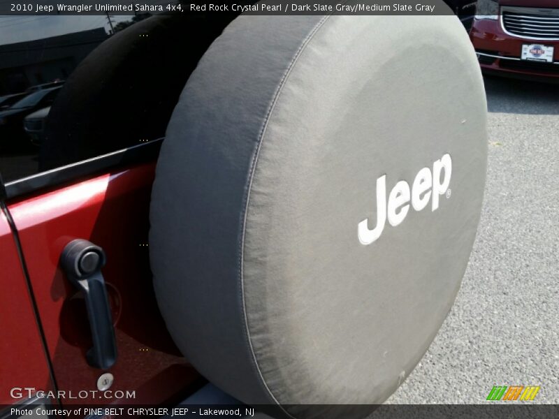 Red Rock Crystal Pearl / Dark Slate Gray/Medium Slate Gray 2010 Jeep Wrangler Unlimited Sahara 4x4