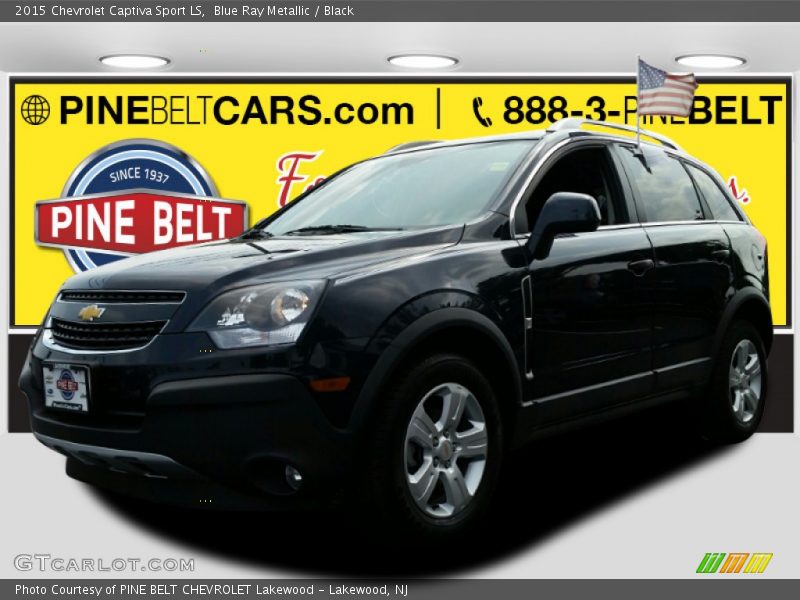 Blue Ray Metallic / Black 2015 Chevrolet Captiva Sport LS