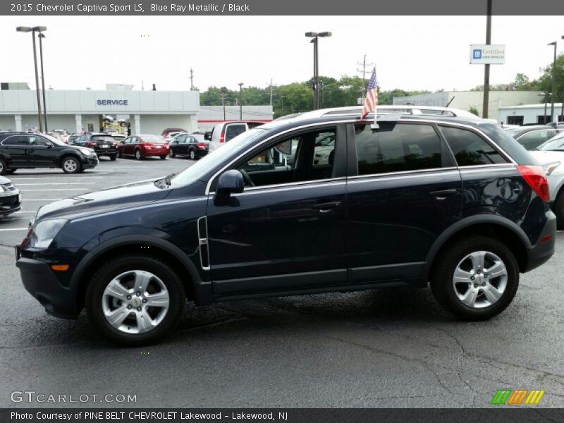 Blue Ray Metallic / Black 2015 Chevrolet Captiva Sport LS