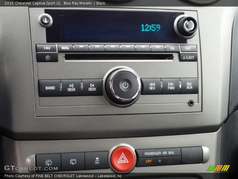 Blue Ray Metallic / Black 2015 Chevrolet Captiva Sport LS