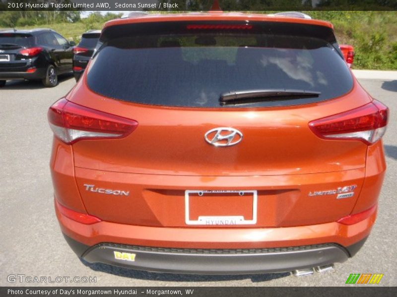 Sedona Sunset / Black 2016 Hyundai Tucson Limited AWD