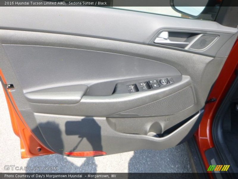 Sedona Sunset / Black 2016 Hyundai Tucson Limited AWD