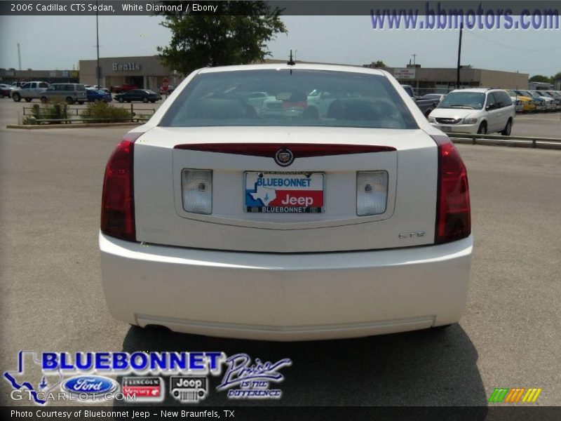 White Diamond / Ebony 2006 Cadillac CTS Sedan