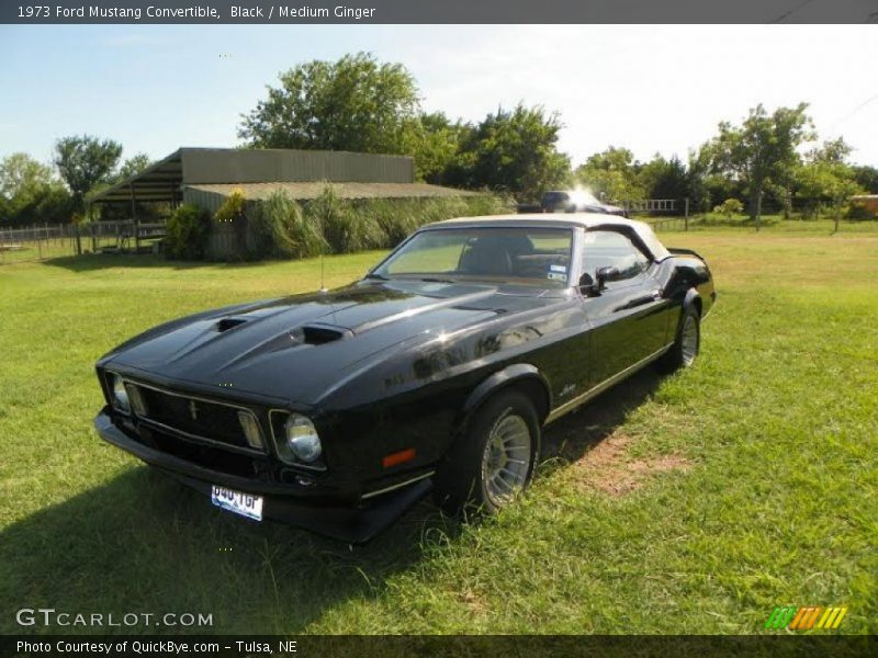 Front 3/4 View of 1973 Mustang Convertible