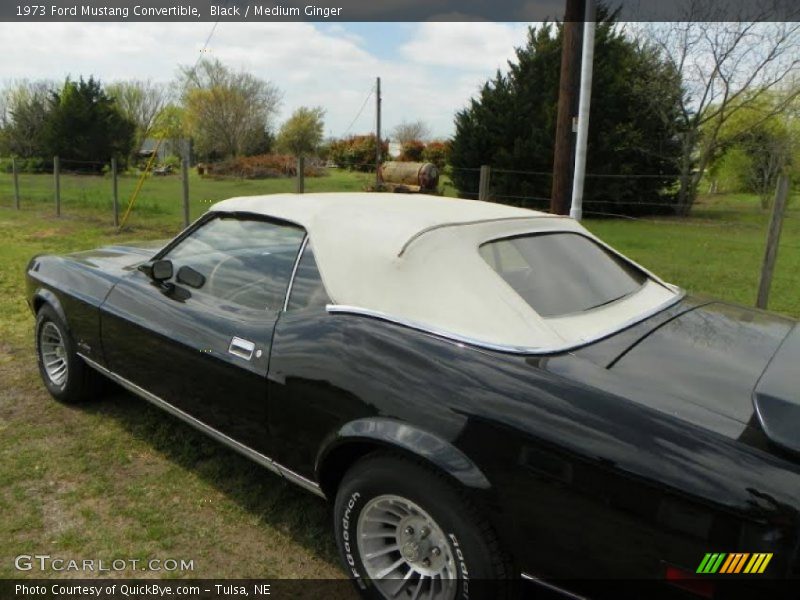Black / Medium Ginger 1973 Ford Mustang Convertible