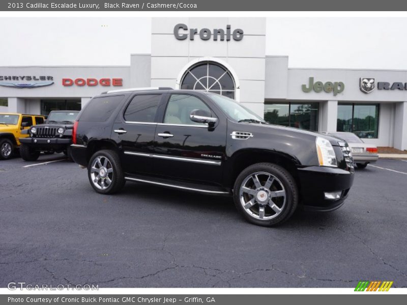 Black Raven / Cashmere/Cocoa 2013 Cadillac Escalade Luxury