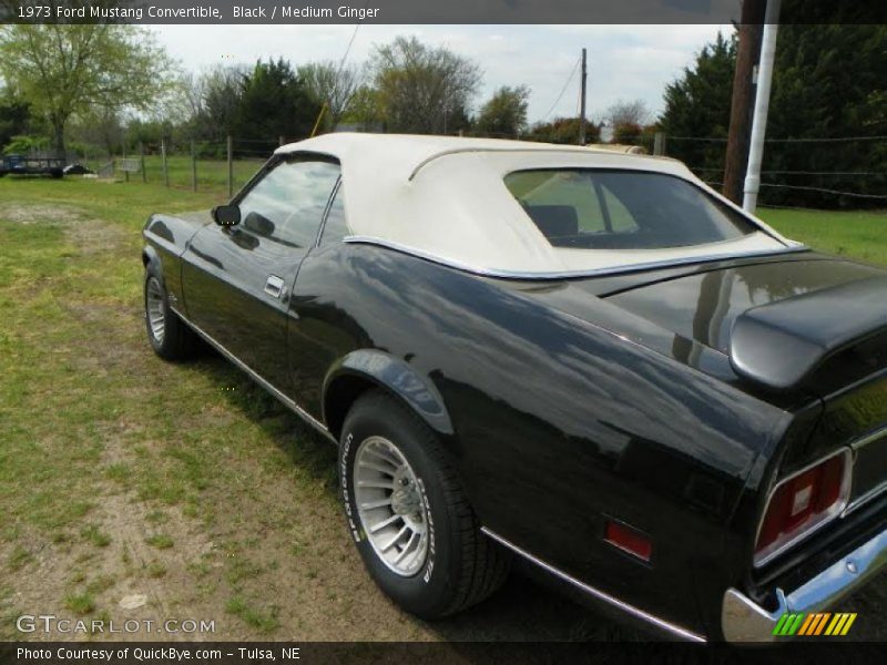 Black / Medium Ginger 1973 Ford Mustang Convertible