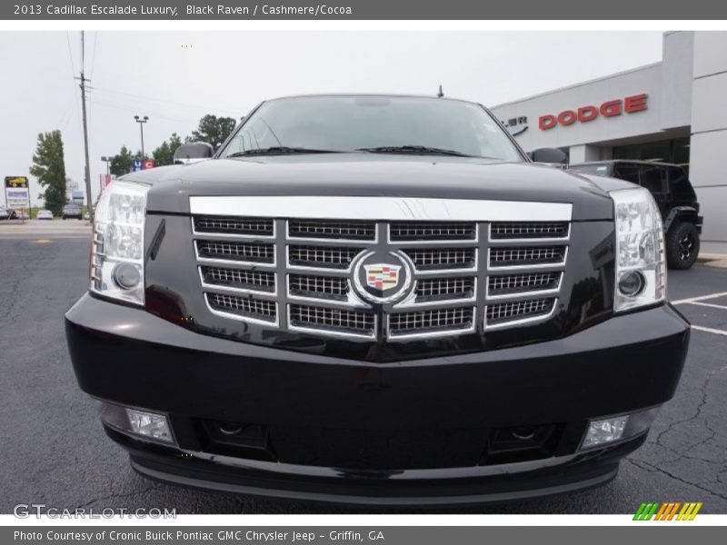 Black Raven / Cashmere/Cocoa 2013 Cadillac Escalade Luxury