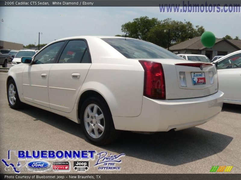 White Diamond / Ebony 2006 Cadillac CTS Sedan