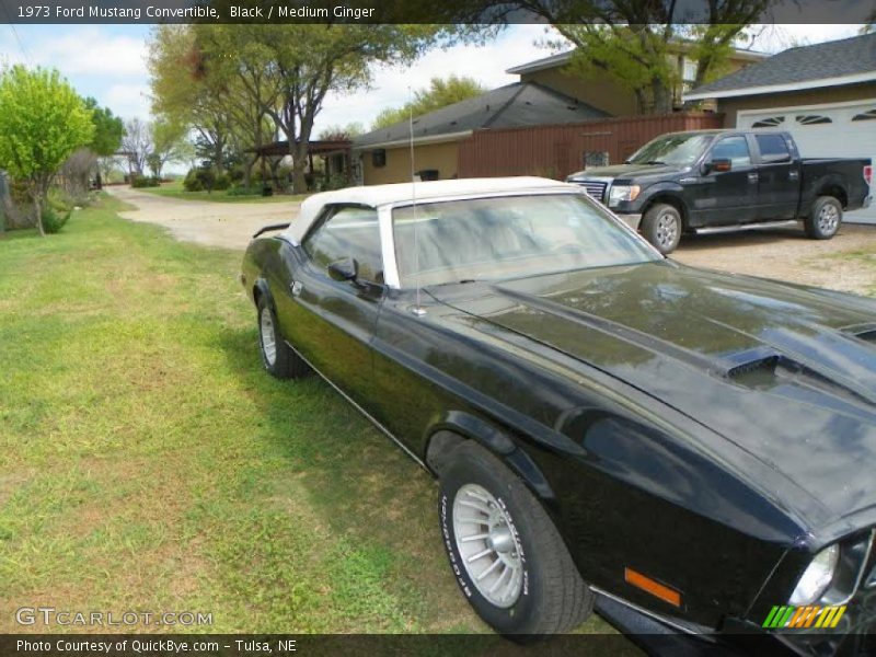 Black / Medium Ginger 1973 Ford Mustang Convertible