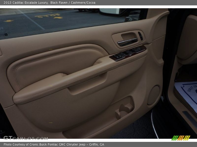 Black Raven / Cashmere/Cocoa 2013 Cadillac Escalade Luxury