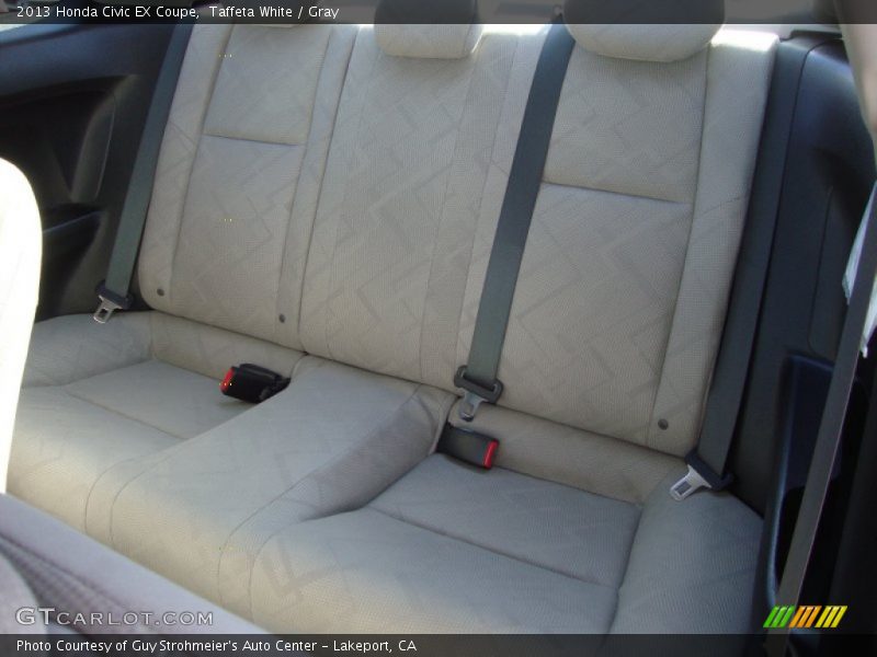 Taffeta White / Gray 2013 Honda Civic EX Coupe