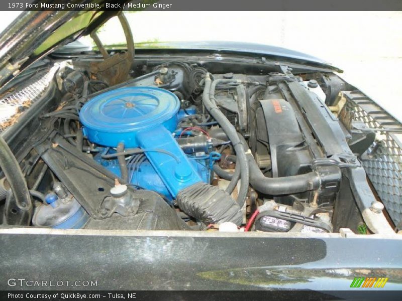 Black / Medium Ginger 1973 Ford Mustang Convertible