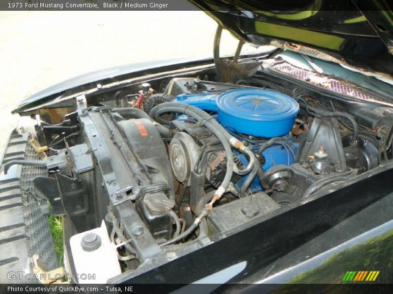 Black / Medium Ginger 1973 Ford Mustang Convertible