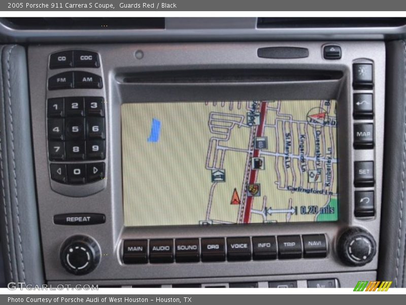 Navigation of 2005 911 Carrera S Coupe