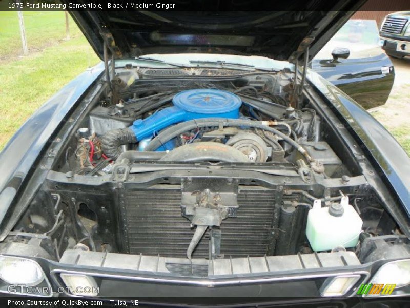 Black / Medium Ginger 1973 Ford Mustang Convertible