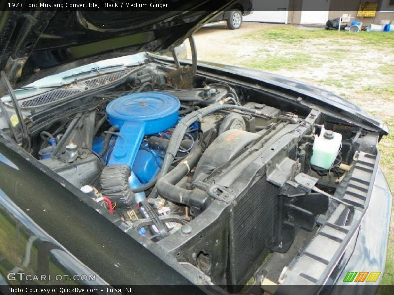 Black / Medium Ginger 1973 Ford Mustang Convertible