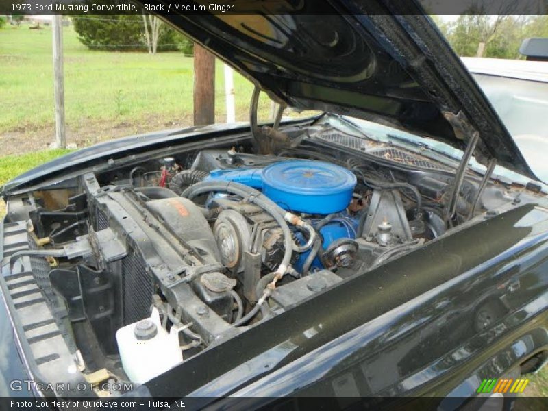 Black / Medium Ginger 1973 Ford Mustang Convertible
